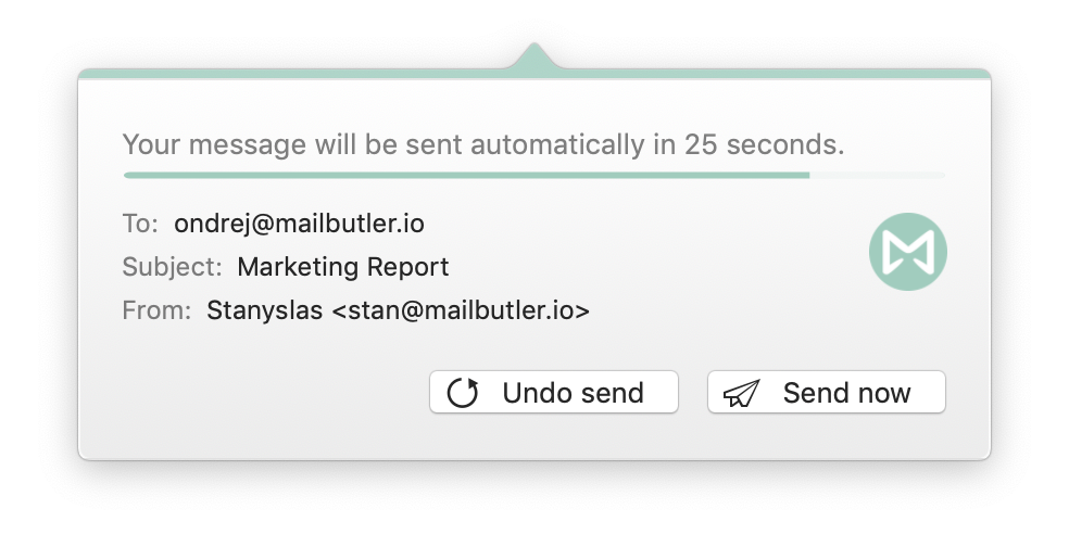 Undo Send Feature in Apple Mail
