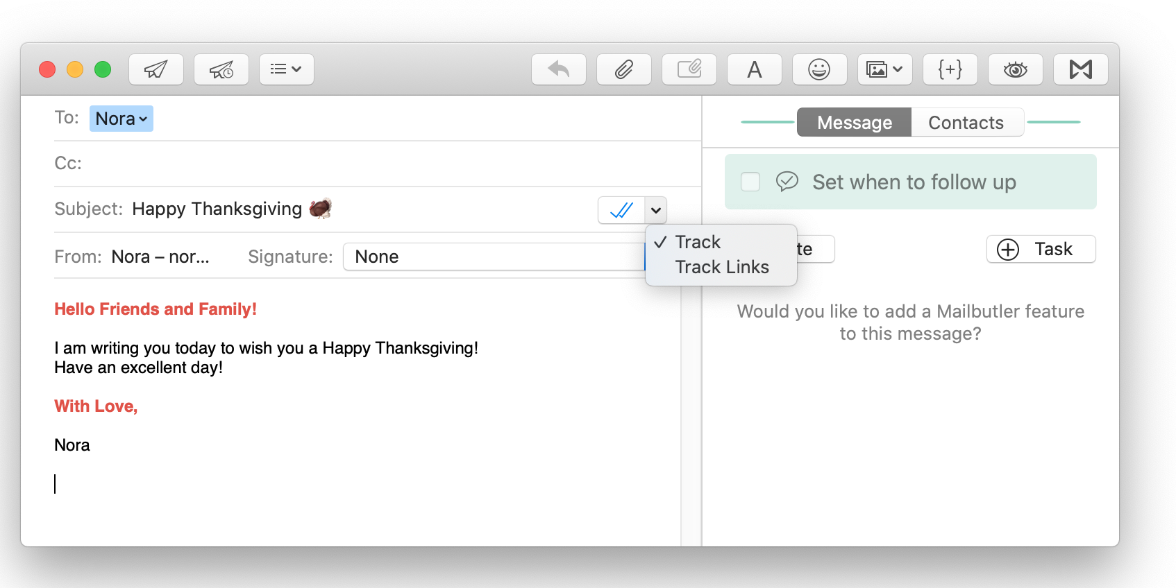 tracking mailbutler
