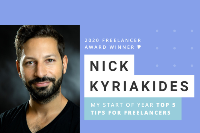 Nick Kyriakides 2020 Freelancer Award Winner
