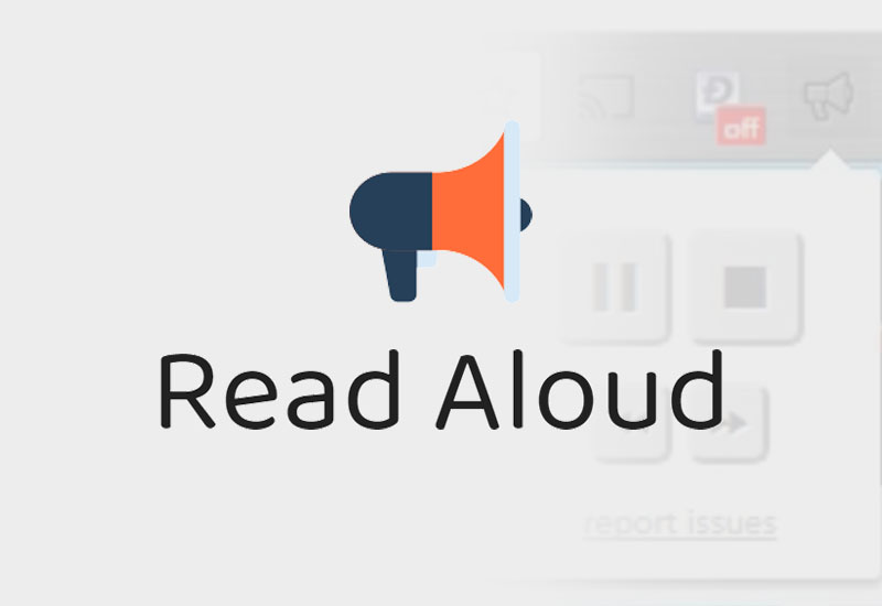 Read Aloud chrome extension
