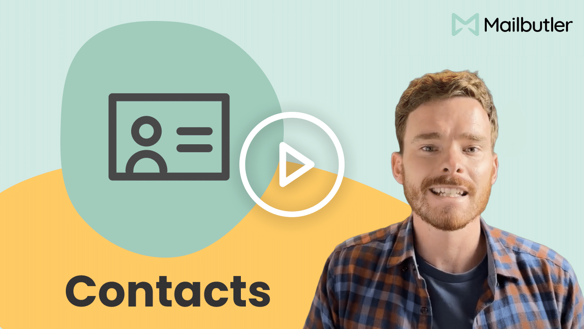 Mailbutler Contacts tutorial