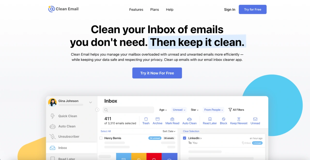clean.email for apple mail