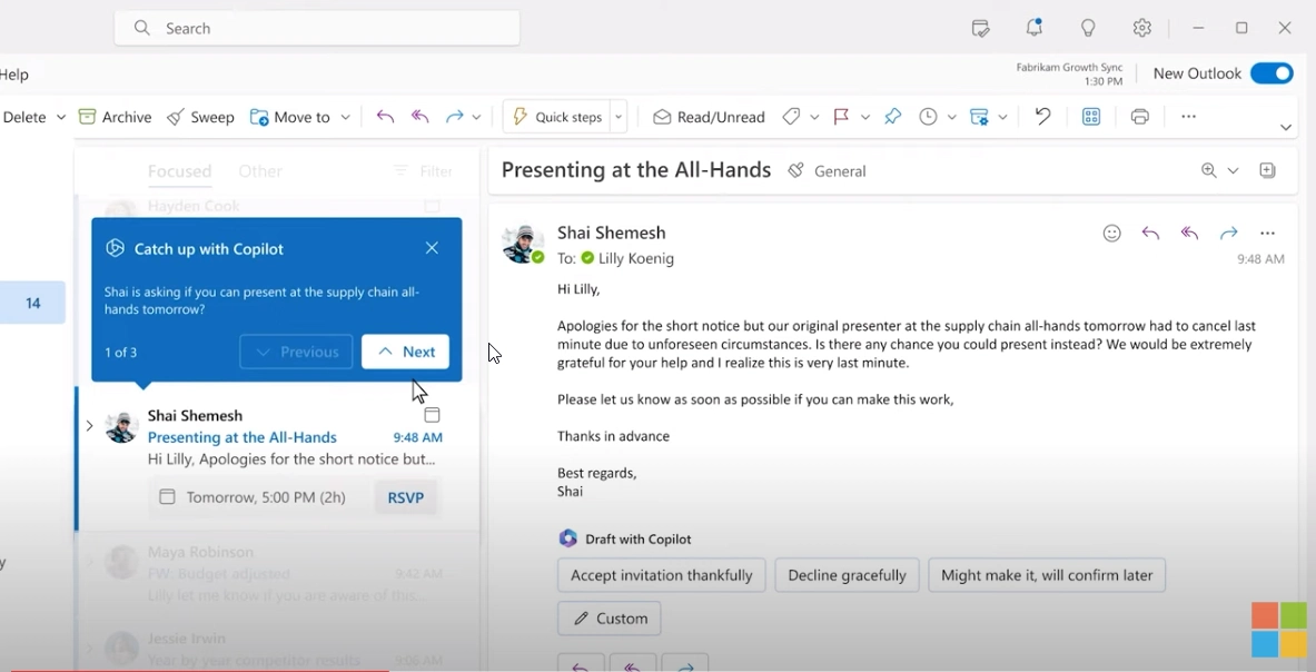 Microsoft's new Outlook email client is live (at least for now)