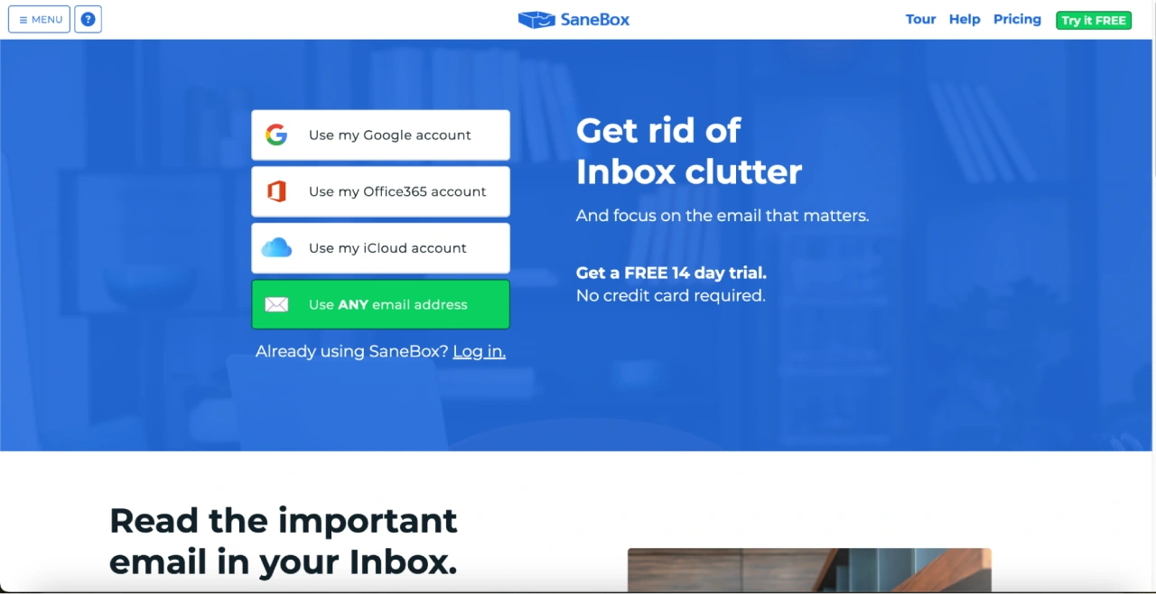 sanebox ai for apple mail