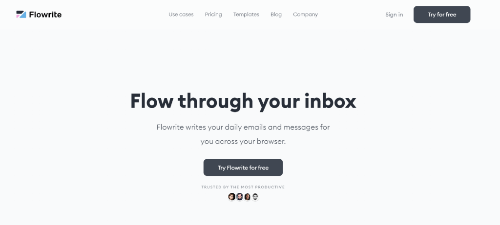 Flowrite Gmail extension