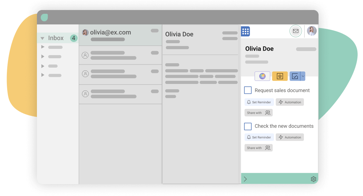 Mailbutler Tasks integrated directly into your inbox