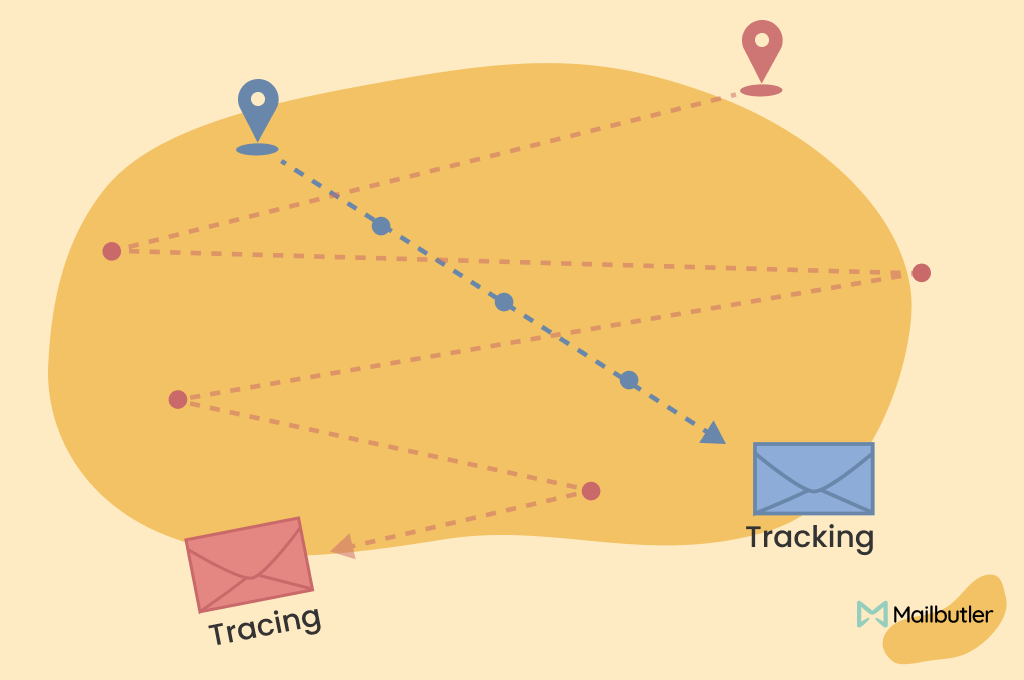 Email tracing vs email tracking