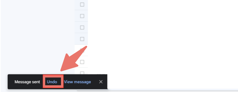 unsend an email in Gmail